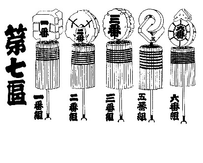 纏(まとい)江戸町火消し手作り飾り纏 江戸消防記念会、鼓五の字